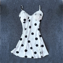 Load image into Gallery viewer, Sexy Red Womens Silky Sleep Pajamas Strap Top Sleepwear Nightdress Bathrobe Home Wear Nightgown Robe Bath Gown Sleepshirts