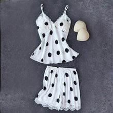 Load image into Gallery viewer, Sexy Red Womens Silky Sleep Pajamas Strap Top Sleepwear Nightdress Bathrobe Home Wear Nightgown Robe Bath Gown Sleepshirts