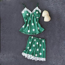 Load image into Gallery viewer, Sexy Red Womens Silky Sleep Pajamas Strap Top Sleepwear Nightdress Bathrobe Home Wear Nightgown Robe Bath Gown Sleepshirts