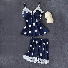 Load image into Gallery viewer, Sexy Red Womens Silky Sleep Pajamas Strap Top Sleepwear Nightdress Bathrobe Home Wear Nightgown Robe Bath Gown Sleepshirts