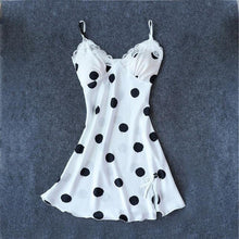 Load image into Gallery viewer, Sexy Red Womens Silky Sleep Pajamas Strap Top Sleepwear Nightdress Bathrobe Home Wear Nightgown Robe Bath Gown Sleepshirts